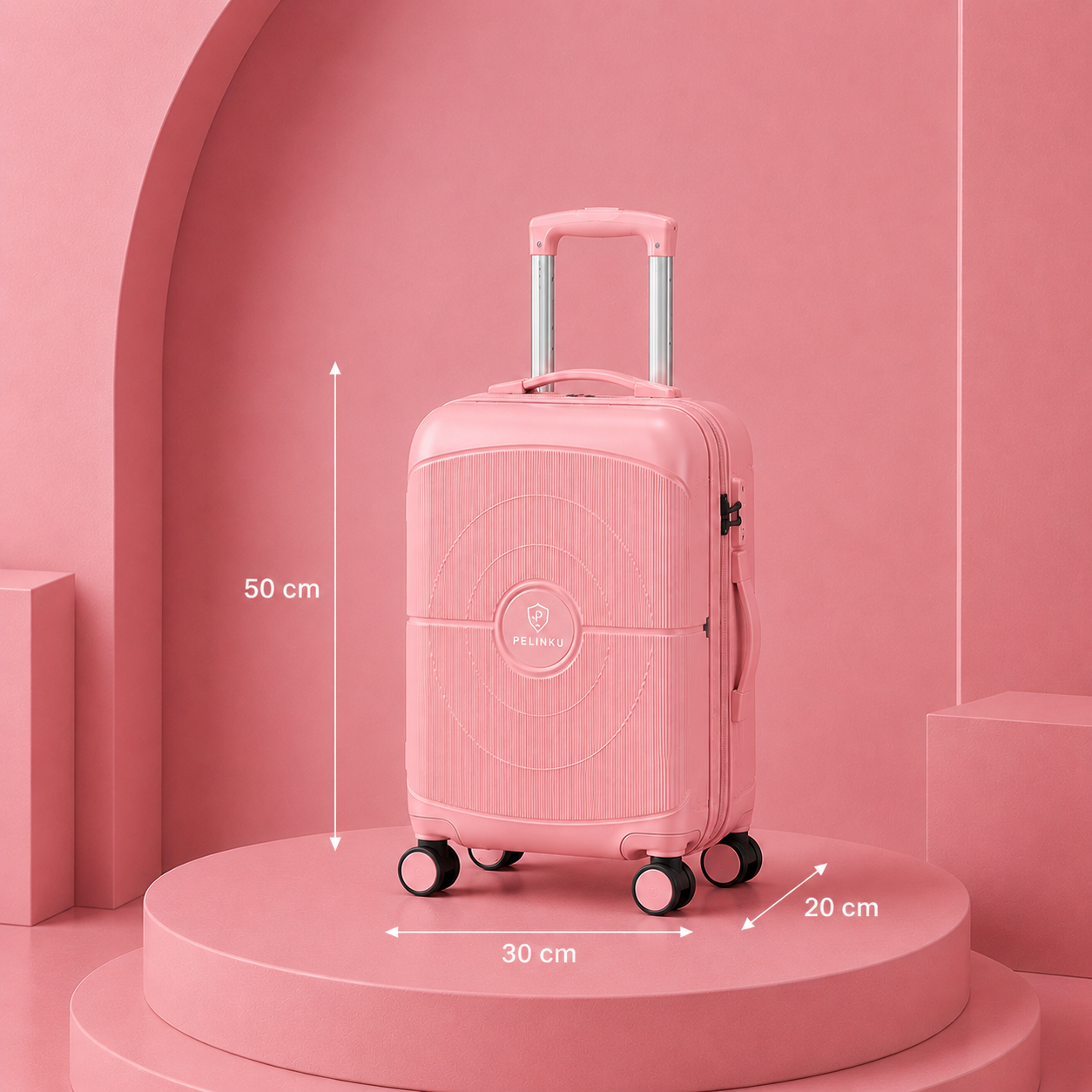 Set Valigie PELINKU – Design Premium 3 Pezzi