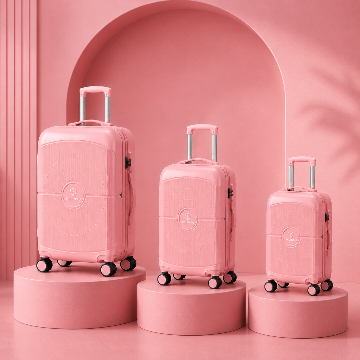 Set Valigie PELINKU – Design Premium 3 Pezzi