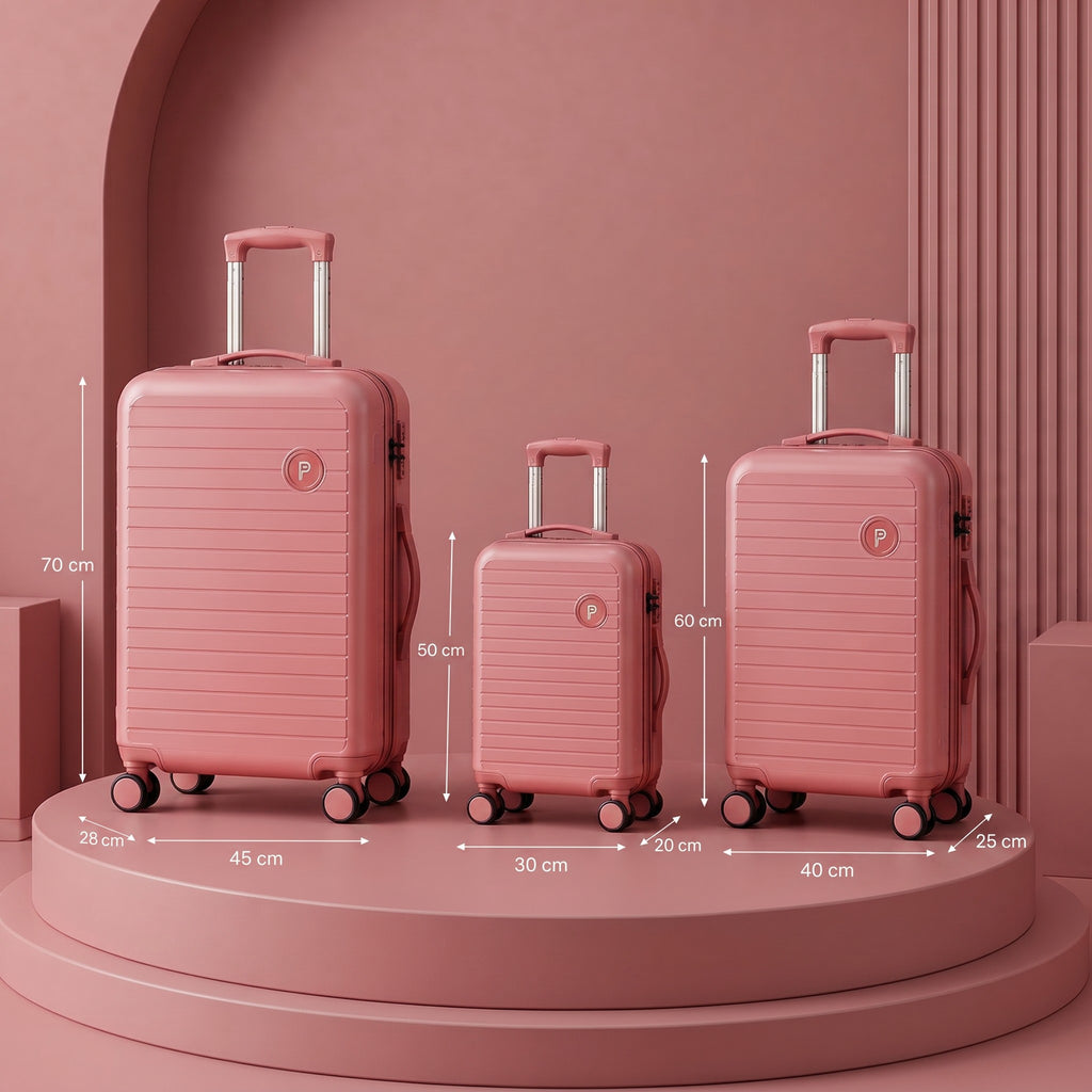 Set Valigie PELINKU – Design Premium 3 Pezzi