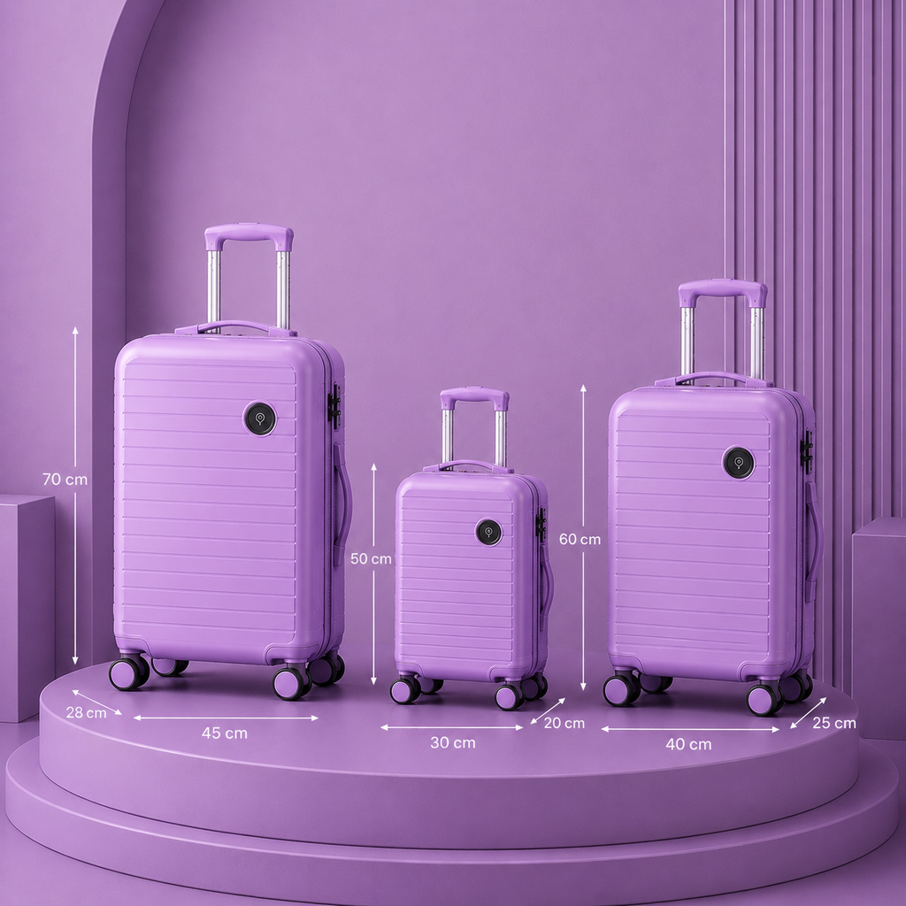 Set Valigie PELINKU – Design Premium 3 Pezzi