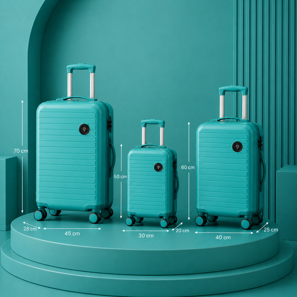 Set Valigie PELINKU – Design Premium 3 Pezzi