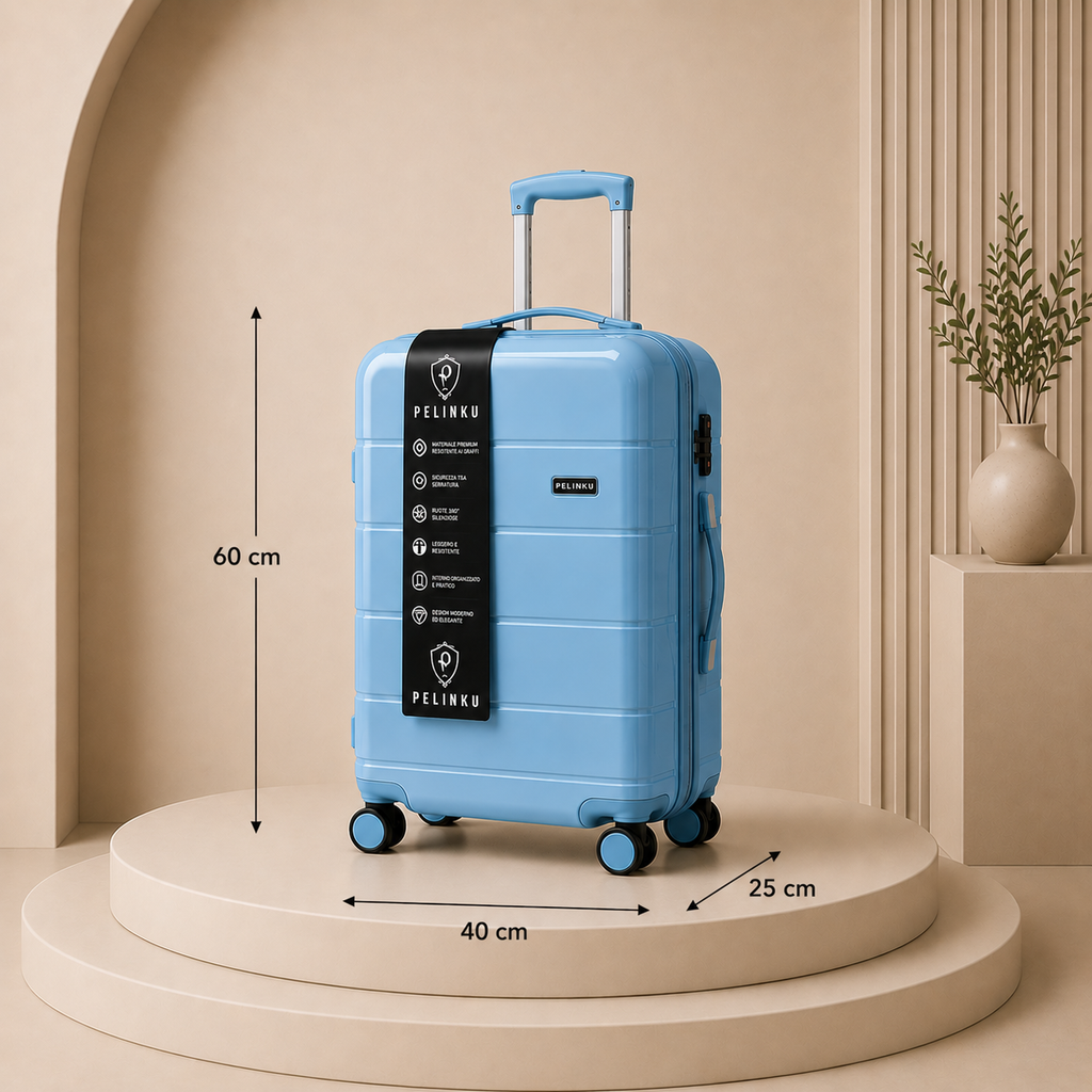 Set Valigie PELINKU – Design Premium 3 Pezzi