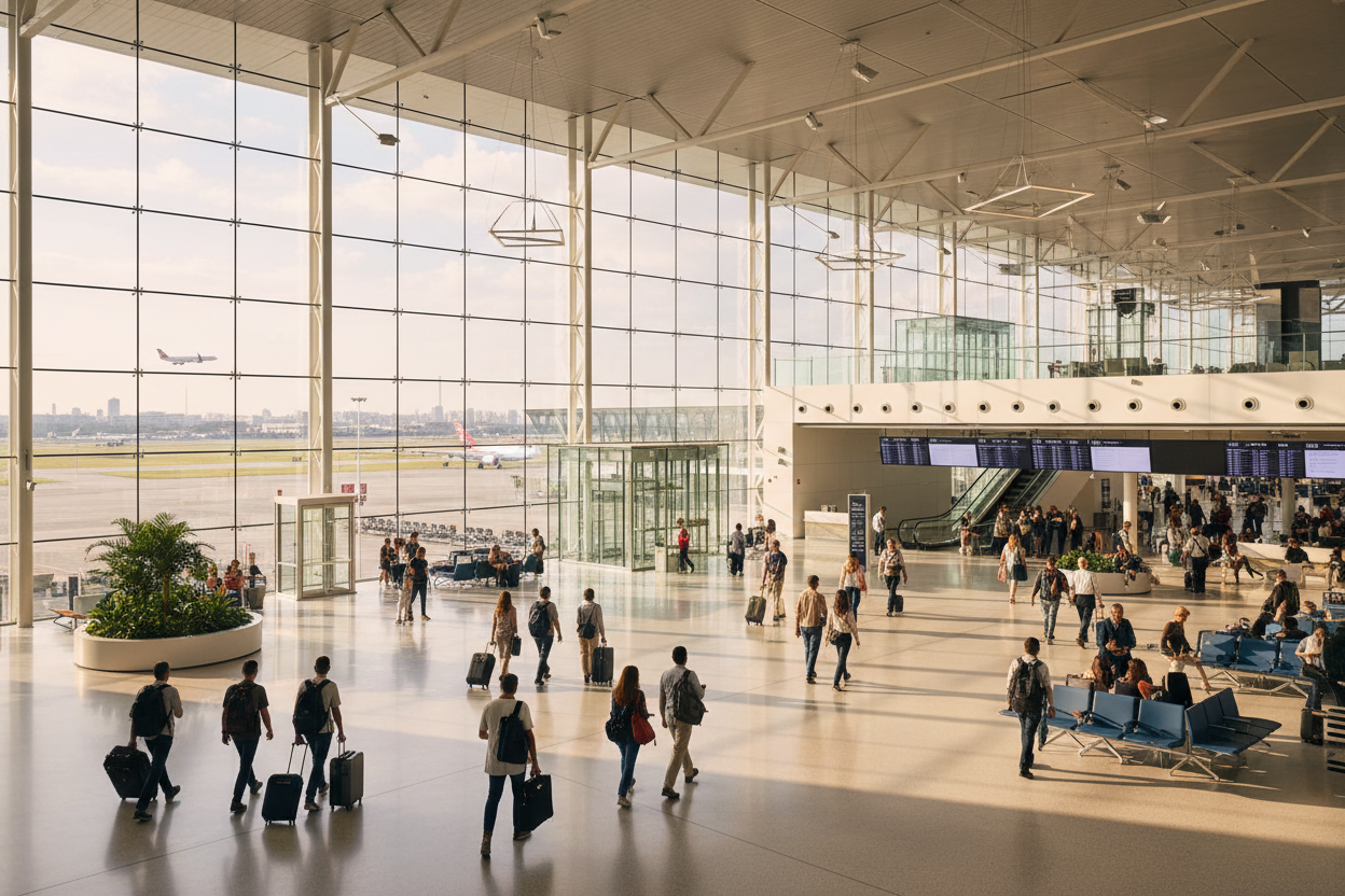 Modern Airport Terminal